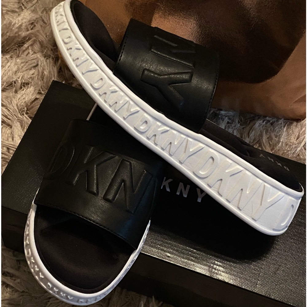 Donna Karan sandals, brand new